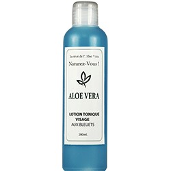 LOTION TONIQUE ALOE VERA - BLEUET 200ML.